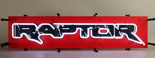 Ford raptor neon sign f - ford,