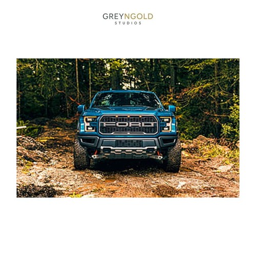 Blue ford 150 raptor - ford, f-150